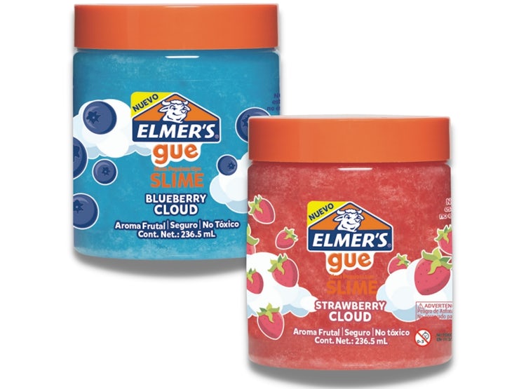 Ripley - PACK SLIME ELMERS GUE BLUEBERRY + STRAWBERRY CLOUD 236 ML